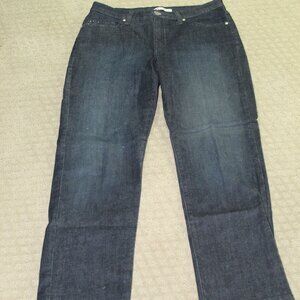 LEE Women's Original Classic Fit Straight Stretch Leg Jeans Size 12 Medium NWOT